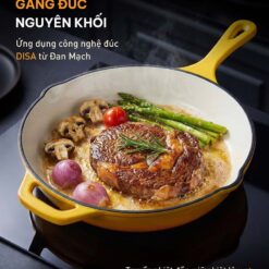 Chảo gang cán dài GKÖCH FR26H 26cm