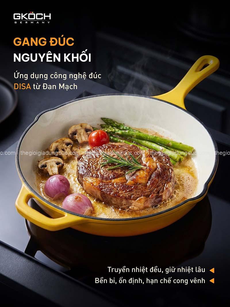 chao-gang-can-dai-gkoch-fr26h-26cm (2) Chảo gang cán dài GKÖCH FR26H 26cm