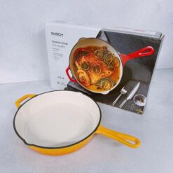 Chảo gang cán dài GKÖCH FR26H 26cm