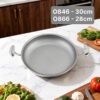 Chảo OYATTON inox không dính vi điểm