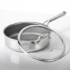 Chảo sâu lòng O844 Oyatton inox không dính vi điểm 26cm