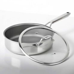 Chảo sâu lòng O844 Oyatton inox không dính vi điểm 26cm