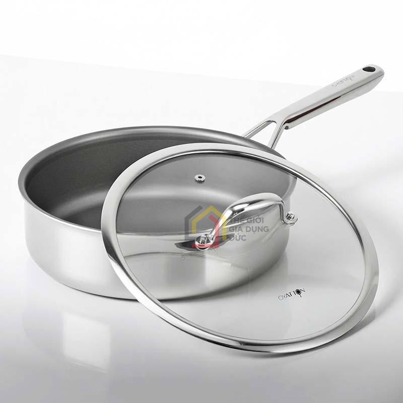 chao-sau-long-o844-oyatton-inox-khong-dinh-vi-diem-26cm (1) Chảo sâu lòng O844 Oyatton inox không dính vi điểm 26cm