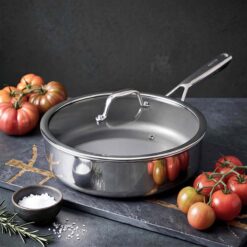 Chảo sâu lòng O844 Oyatton inox không dính vi điểm 26cm