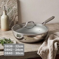 Chảo xào inox không dính vi điểm OYATTON