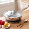 Chảo xào inox không dính vi điểm OYATTON
