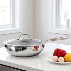 Chảo xào inox không dính vi điểm OYATTON