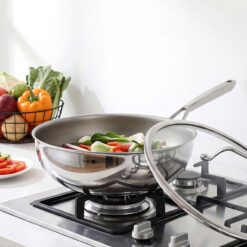 Chảo xào inox không dính vi điểm OYATTON