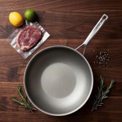 Chảo xào inox không dính vi điểm OYATTON