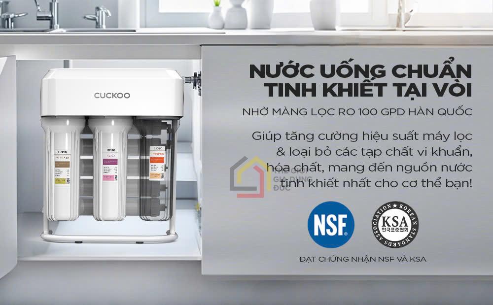 Máy lọc nước để gầm 9 Lõi K-Pure Signature CP-ERPV0901U/WHVNCV