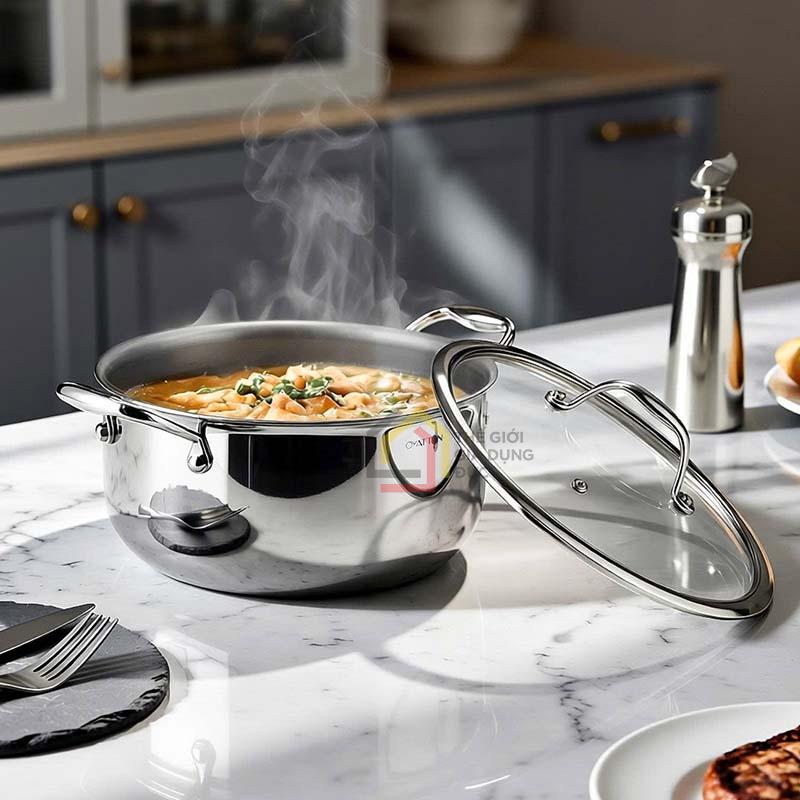 Nồi canh inox không dính vi điểm Oyatton