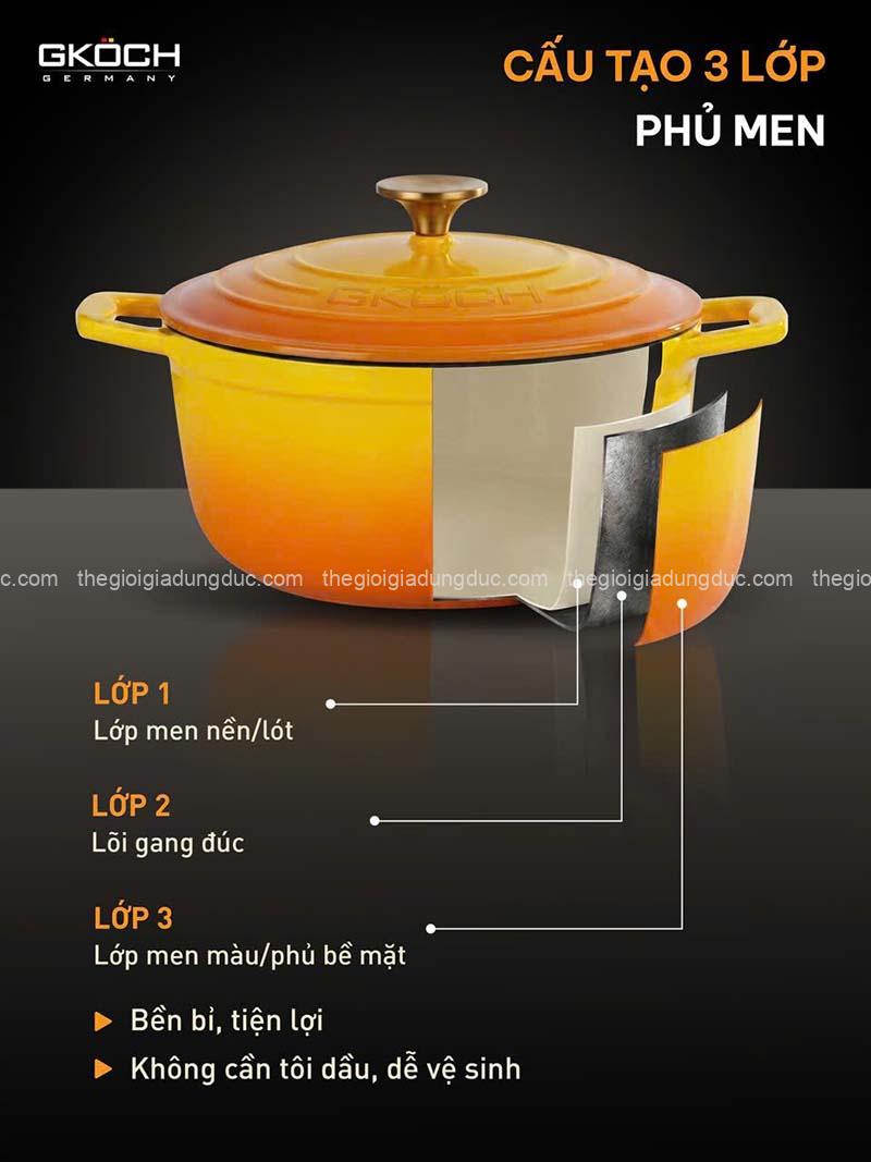 noi-gang-gkoch-cr22i-22cm (2) Nồi gang GKÖCH CR22I 22cm