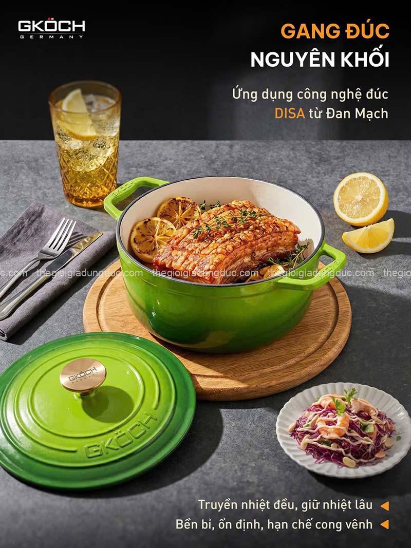 noi-gang-gkoch-cr22i-22cm (4) Nồi gang GKÖCH CR22I 22cm
