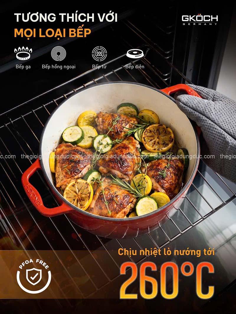 noi-gang-gkoch-cr22i-22cm (5) Nồi gang GKÖCH CR22I 22cm