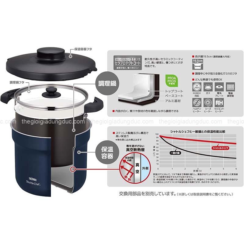 noi-u-thermos-shuttle-chef-kbj-4502-4-3l (5) Nồi ủ Thermos Shuttle Chef KBJ-4502 4.3L