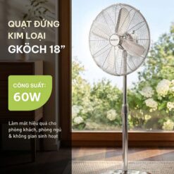 Quạt đứng kim loại GKÖCH W-FGS1808 18