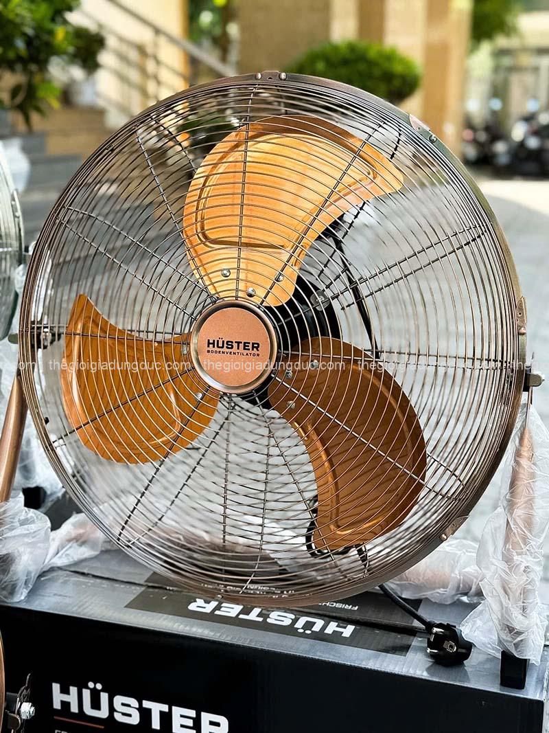 quat-san-huster-30cm (3) Quạt sàn Huster 30cm màu vàng đồng