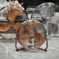 Quạt sàn Huster 50cm màu bạc