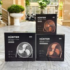 Quạt sàn Huster 50cm màu bạc