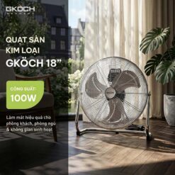 Quạt sàn kim loại GKÖCH W-FF1815G 18