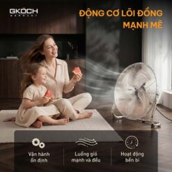 Quạt sàn kim loại GKÖCH W-FF1815G 18