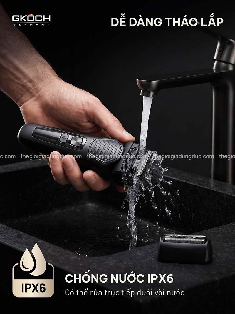 may-cao-rau-dien-gkoch-precision-foil-shaver-v-939 (2) Máy cạo râu điện GKÖCH Precision Foil Shaver V-939