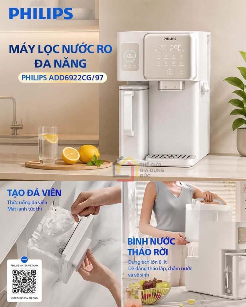 may-loc-nuoc-de-ban-philips-add6922cg-97-frappuccino (10) Máy lọc nước để bàn Philips ADD6922CG/97 (Frappuccino)