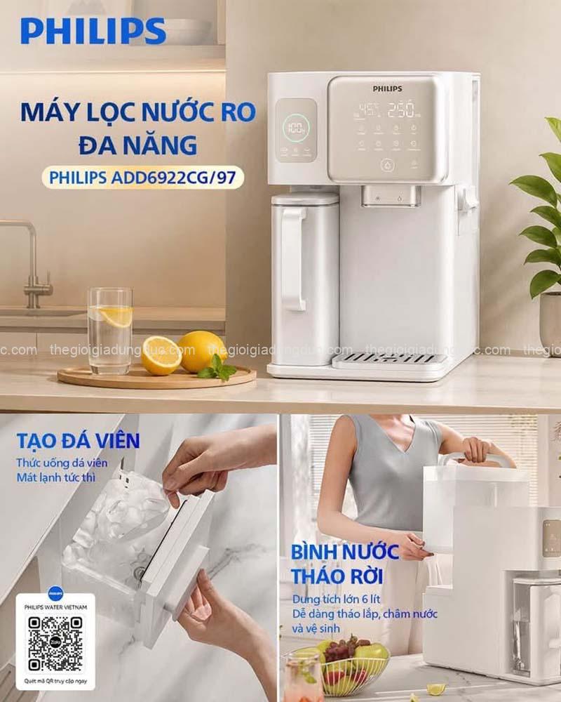 may-loc-nuoc-de-ban-philips-add6922cg-97-frappuccino (10) Máy lọc nước để bàn Philips ADD6922CG/97 (Frappuccino)