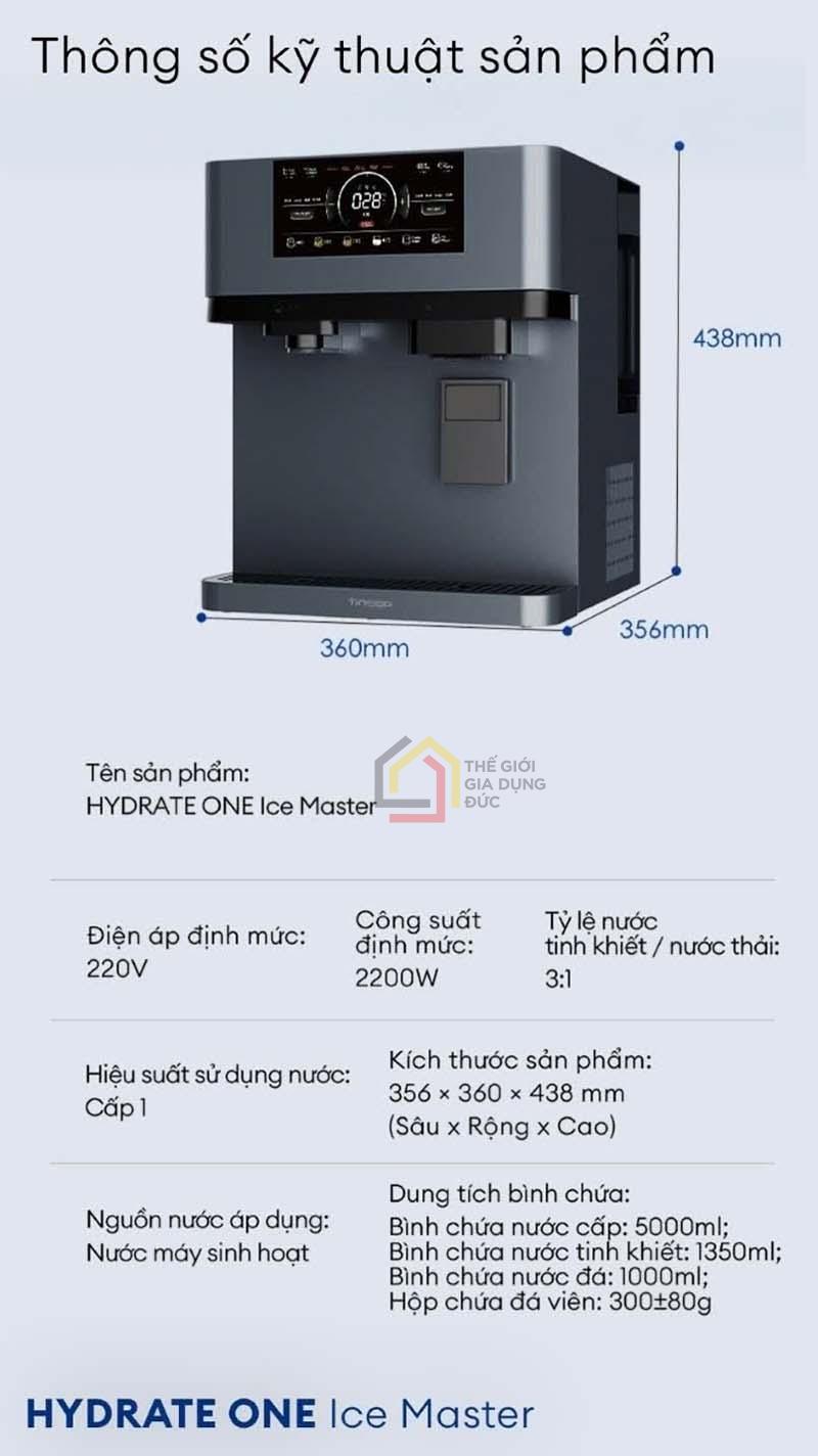 may-loc-nuoc-tineco-hydrate-one-ice-master (9) Máy lọc nước Tineco Hydrate One Ice Master