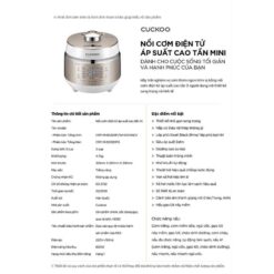 Nồi cơm điện cao tần Cuckoo CRP-EHS0309F