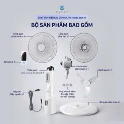 Quạt tích điện dáng đứng U Ultty ELNI 16