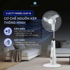 Quạt tích điện dáng đứng U Ultty ELNI 16