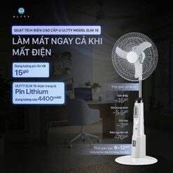 Quạt tích điện dáng đứng U Ultty ELNI 16