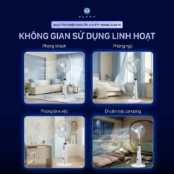 Quạt tích điện dáng đứng U Ultty ELNI 16