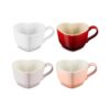 Set 4 cốc Le Creuset hình tim 220ml
