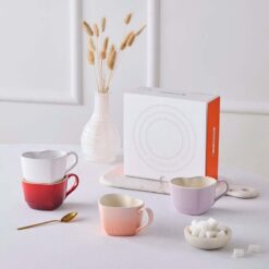 Set 4 cốc Le Creuset hình tim 220ml