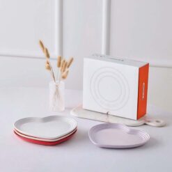 Set 4 đĩa Le Creuset hình tim 23cm