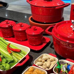 Set hũ đựng gia vị Staub kèm khay