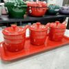 Set hũ đựng gia vị Staub kèm khay