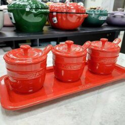 Set hũ đựng gia vị Staub kèm khay