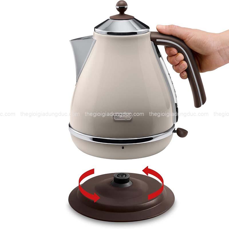 am-sieu-toc-delonghi-icona-vintage-kbov-2001-az (3) Ấm siêu tốc Delonghi Icona Vintage KBOV 2001.AZ