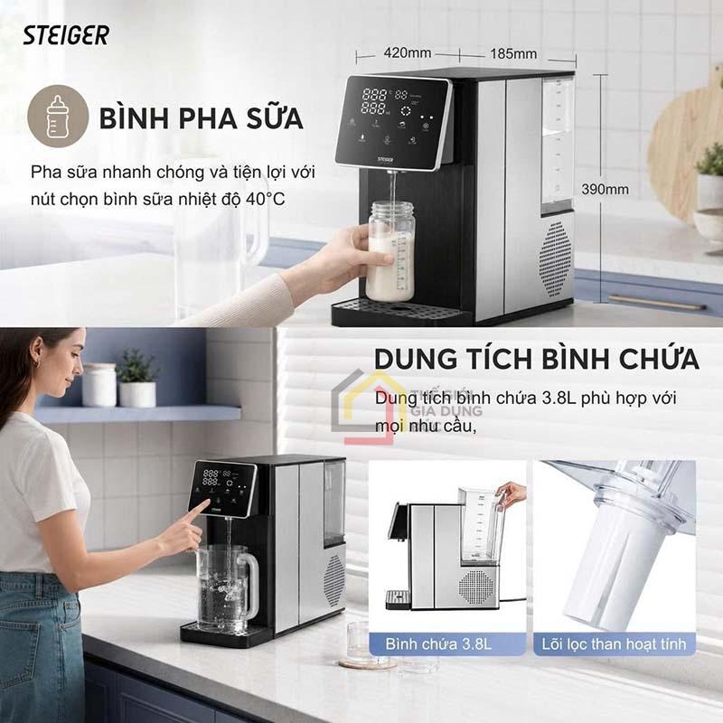 Bình thủy điện nóng lạnh Steiger STG850-HC 3,8L