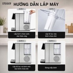 Bình thủy điện nóng lạnh Steiger STG850-HC 3,8L