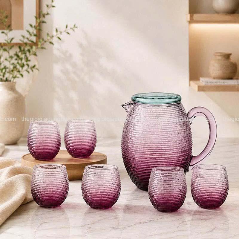 bo-6-coc-thuy-tinh-pha-le-300ml-va-binh-thuy-tinh-irris-volor-1-7l (2) Bộ 6 cốc thủy tinh pha lê 300ml và bình thủy tinh Irris Volor 1.7L