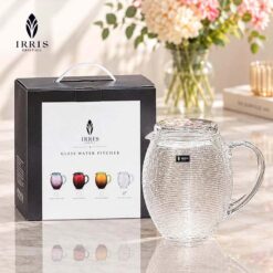 Bộ 6 cốc thủy tinh pha lê 300ml và bình thủy tinh Irris Volor 1.7L