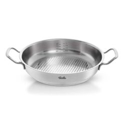 Bộ nồi Fissler Profi 5 món vung kính (4 nồi, 1 chảo 2 quai 24/28cm)
