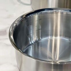 Bộ nồi Fissler Profi 6 món vung kính (4 nồi, 1 quánh, 1 chảo 2 quai 24/28cm)