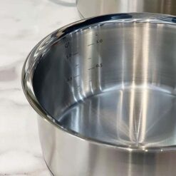 Bộ nồi Fissler Profi 6 món vung thép (4 nồi, 1 quánh, 1 chảo 2 quai 24/28cm)