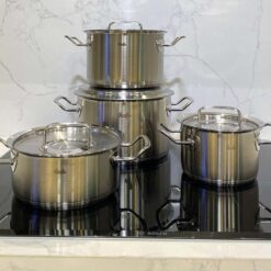 Bộ nồi Fissler Profi set 4 món vung kính/ vung inox