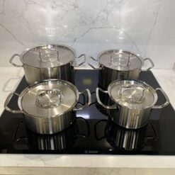 Bộ nồi Fissler Profi set 4 món vung kính/ vung inox